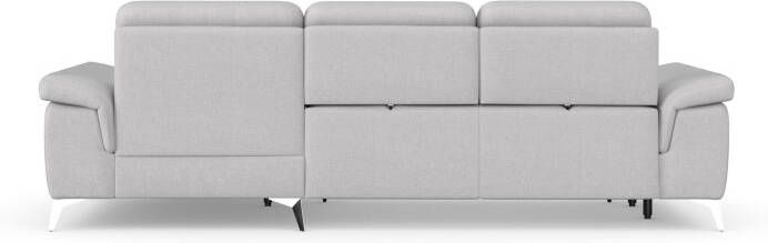 Sit&more Hoekbank Padua L-vorm inclusief zitdiepteverstelling armleuning en binnenvering - Foto 15