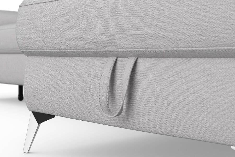 Sit&more Hoekbank Padua L-vorm inclusief zitdiepteverstelling armleuning en binnenvering - Foto 5