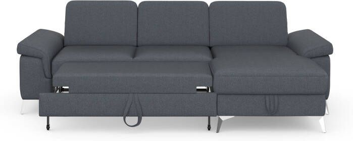 Sit&more Hoekbank Padua L-vorm inclusief zitdiepteverstelling armleuning en binnenvering - Foto 13