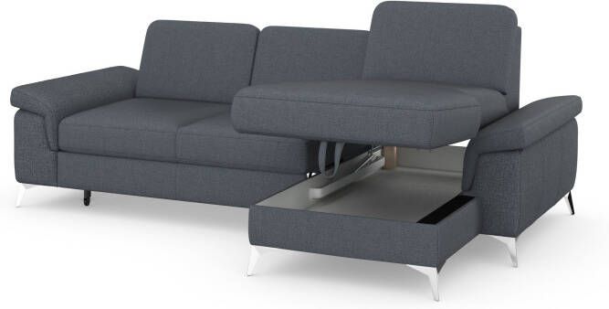 Sit&more Hoekbank Padua L-vorm inclusief zitdiepteverstelling armleuning en binnenvering - Foto 12