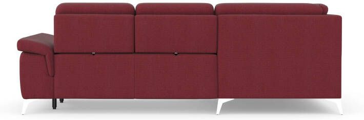 Sit&more Hoekbank Padua L-vorm inclusief zitdiepteverstelling armleuning en binnenvering - Foto 11