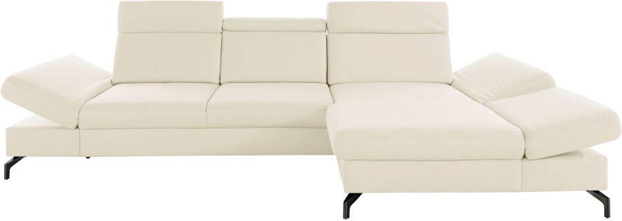 Sit&more Hoekbank Brisbane L-vorm Poothoogte 12 cm inclusief verstelbare zitdiepte armleuningen en hoofdeind - Foto 9