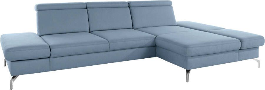 Sit&more Hoekbank Brisbane L-vorm Poothoogte 15 cm inclusief verstelbare zitdiepte armleuningen en hoofdeind - Foto 9