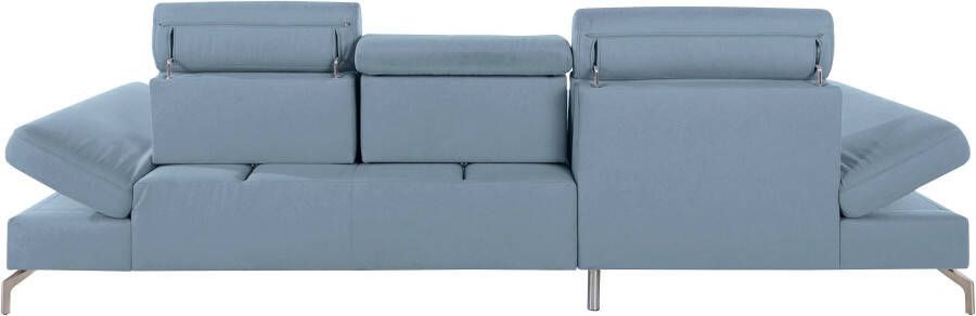 Sit&more Hoekbank Brisbane L-vorm Poothoogte 15 cm inclusief verstelbare zitdiepte armleuningen en hoofdeind - Foto 13