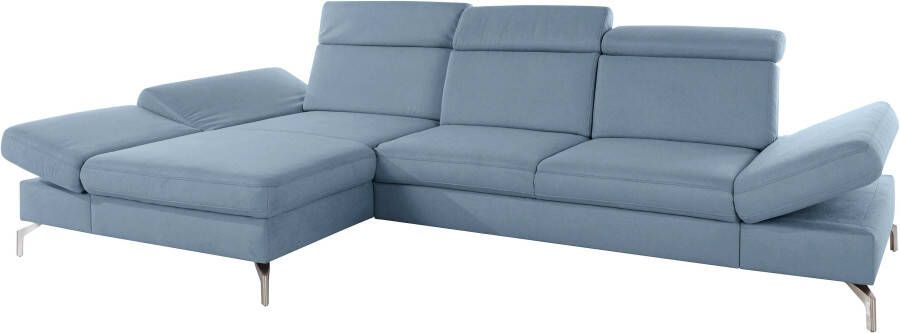 Sit&more Hoekbank Brisbane L-vorm Poothoogte 15 cm inclusief verstelbare zitdiepte armleuningen en hoofdeind - Foto 10