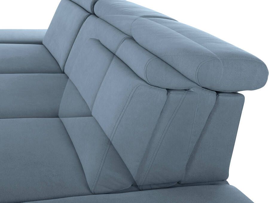 Sit&more Hoekbank Brisbane L-vorm Poothoogte 15 cm inclusief verstelbare zitdiepte armleuningen en hoofdeind - Foto 5