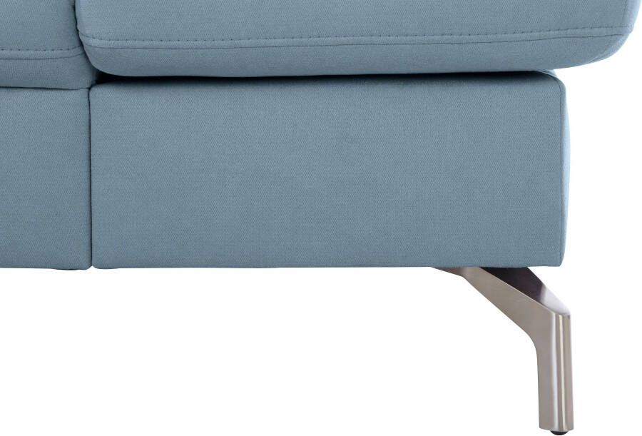 Sit&more Hoekbank Brisbane L-vorm Poothoogte 15 cm inclusief verstelbare zitdiepte armleuningen en hoofdeind - Foto 6