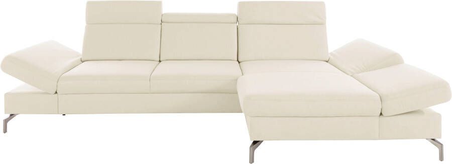 Sit&more Hoekbank Brisbane L-vorm Poothoogte 15 cm inclusief verstelbare zitdiepte armleuningen en hoofdeind - Foto 11