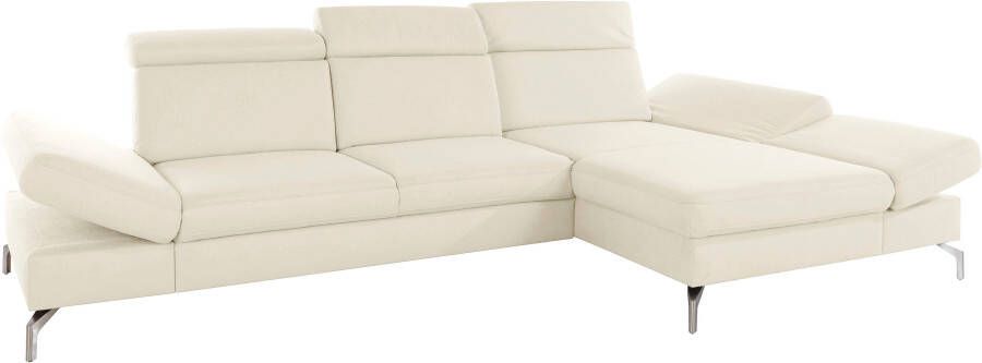 Sit&more Hoekbank Brisbane L-vorm Poothoogte 15 cm inclusief verstelbare zitdiepte armleuningen en hoofdeind - Foto 10