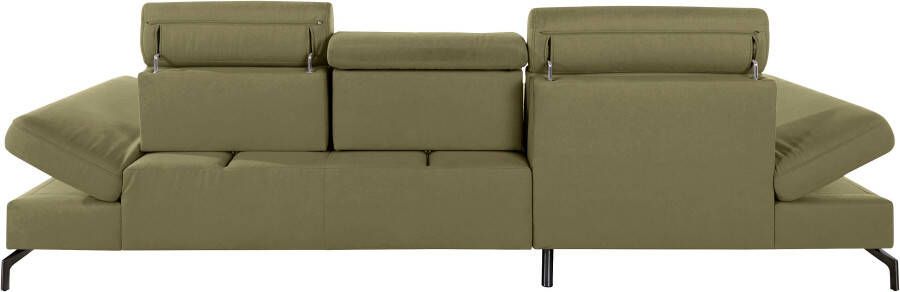 Sit&more Hoekbank Brisbane L-vorm Poothoogte 15 cm inclusief verstelbare zitdiepte armleuningen en hoofdeind - Foto 13