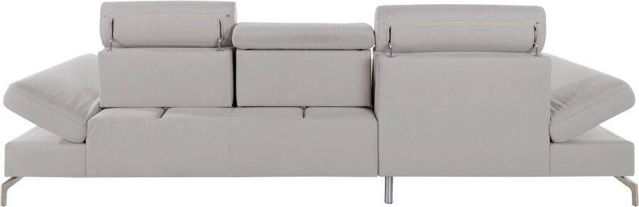 Sit&more Hoekbank Brisbane L-vorm Poothoogte 15 cm inclusief verstelbare zitdiepte armleuningen en hoofdeind - Foto 12