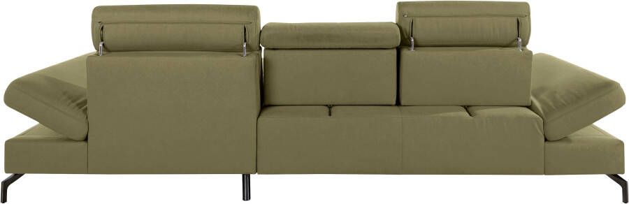 Sit&more Hoekbank Brisbane L-vorm Poothoogte 15 cm inclusief verstelbare zitdiepte armleuningen en hoofdeind - Foto 12