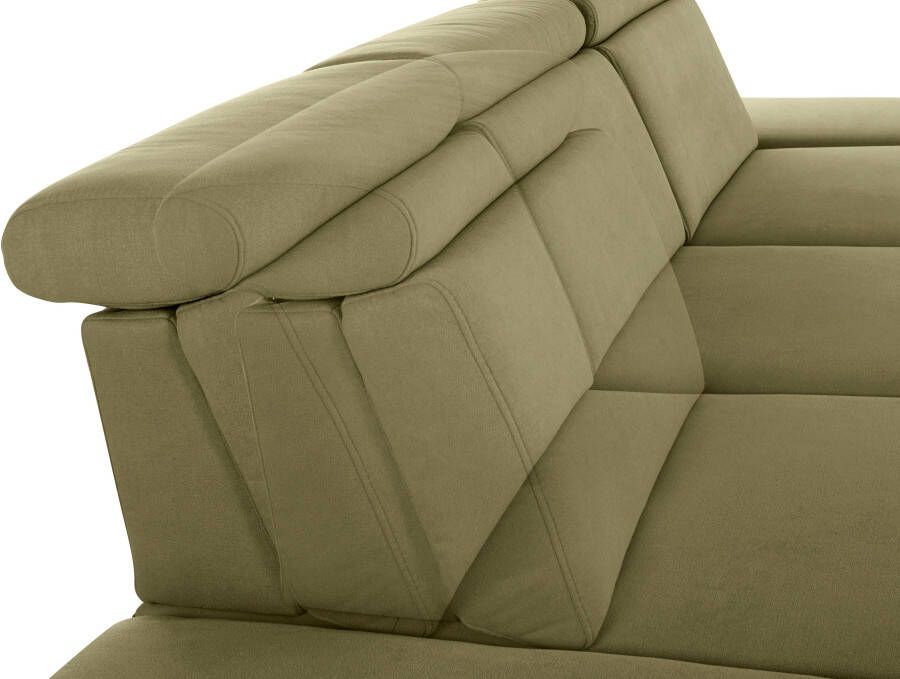 Sit&more Hoekbank Brisbane L-vorm Poothoogte 15 cm inclusief verstelbare zitdiepte armleuningen en hoofdeind - Foto 5