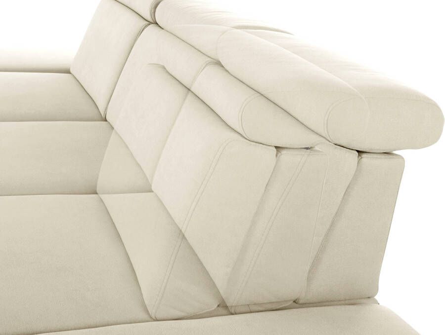 Sit&more Hoekbank Brisbane L-vorm Poothoogte 15 cm inclusief verstelbare zitdiepte armleuningen en hoofdeind - Foto 5