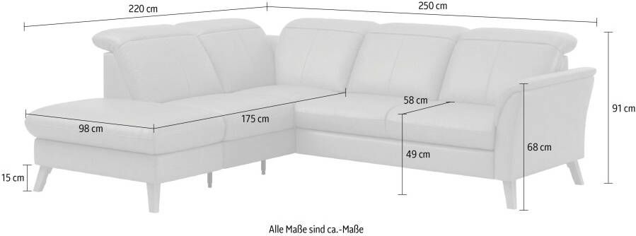 Sit&more Hoekbank Romero L-vorm naar keuze met of zonder tv-functie slaapfunctie bedkist - Foto 4