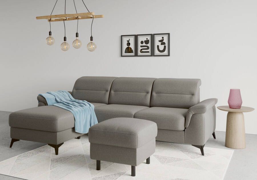 Sit&more Hoekbank Sinatra L-vorm met récamier optioneel met verstelbare hoofdsteun en armleuning - Foto 5