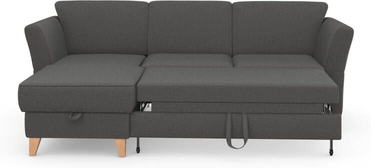 Sit&more Hoekbank Visby L-vorm Naar keuze met slaapfunctie en bedkist vrij plaatsbaar - Foto 2