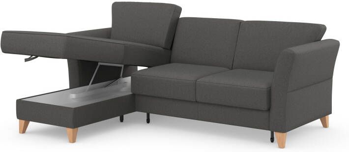 Sit&more Hoekbank Visby L-vorm Naar keuze met slaapfunctie en bedkist vrij plaatsbaar - Foto 5