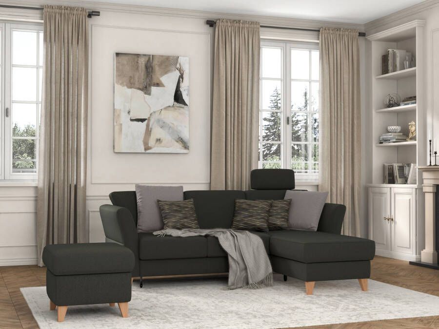 Sit&more Hoekbank Visby L-vorm Naar keuze met slaapfunctie en bedkist vrij plaatsbaar - Foto 2