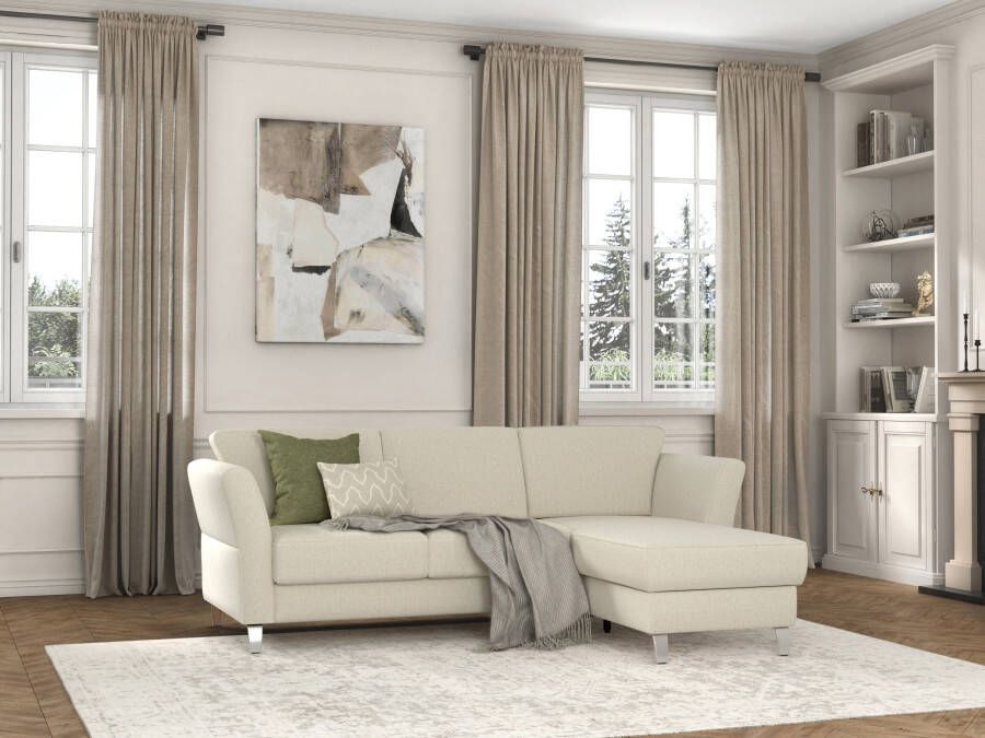 Sit&more Hoekbank Visby L-vorm naar keuze met slaapfunctie en bedkist vrij plaatsbaar - Foto 1
