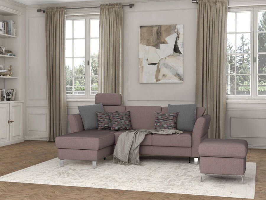 Sit&more Hoekbank Visby L-vorm naar keuze met slaapfunctie en bedkist vrij plaatsbaar - Foto 2