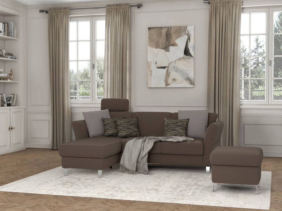 Sit&more Hoekbank Visby L-vorm naar keuze met slaapfunctie en bedkist vrij plaatsbaar - Foto 1