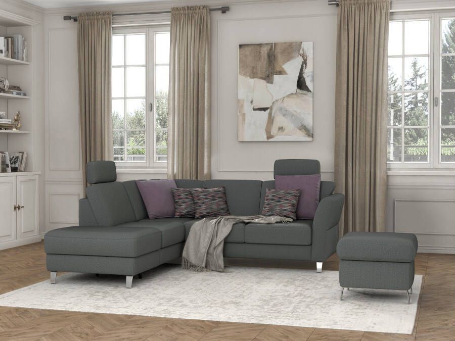 Sit&more Hoekbank Visby L-vorm Naar keuze met slaapfunctie en bergruimte vrij plaatsbaar - Foto 1