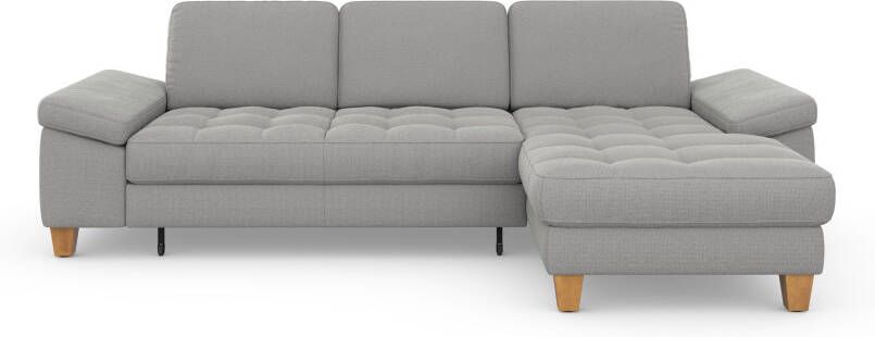 Sit&more Hoekbank Westham L-vorm met récamier met of zonder slaapfunctie bedkist voeten eiken - Foto 8