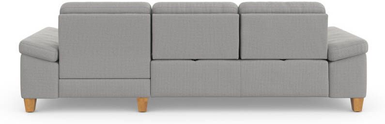 Sit&more Hoekbank Westham L-vorm met récamier met of zonder slaapfunctie bedkist voeten eiken - Foto 12