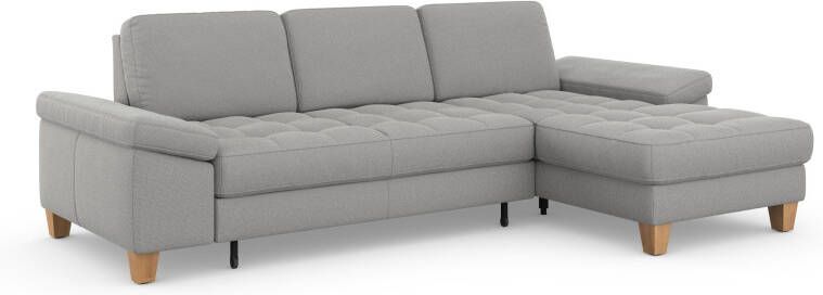 Sit&more Hoekbank Westham L-vorm met récamier met of zonder slaapfunctie bedkist voeten eiken - Foto 11