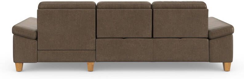Sit&more Hoekbank Westham L-vorm met récamier met of zonder slaapfunctie bedkist voeten eiken - Foto 12
