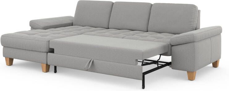 Sit&more Hoekbank Westham L-vorm met récamier met of zonder slaapfunctie bedkist voeten eiken - Foto 9