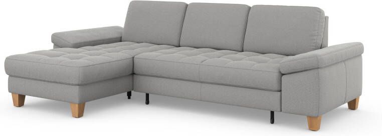 Sit&more Hoekbank Westham L-vorm met récamier met of zonder slaapfunctie bedkist voeten eiken - Foto 11