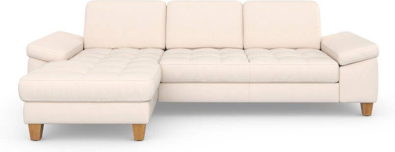 Sit&more Hoekbank Westham L-vorm met récamier met of zonder slaapfunctie bedkist voeten eiken - Foto 6