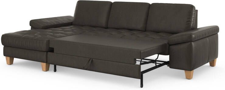 Sit&more Hoekbank Westham L-vorm met récamier met of zonder slaapfunctie bedkist voeten eiken - Foto 9