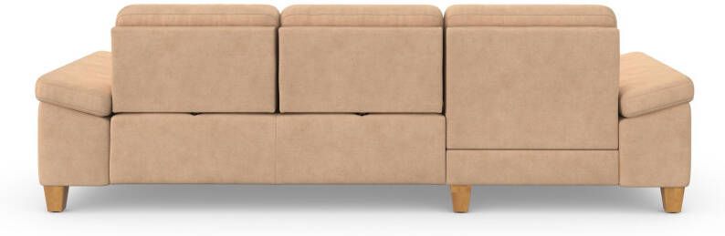 Sit&more Hoekbank Westham L-vorm met récamier met of zonder slaapfunctie bedkist voeten eiken - Foto 12