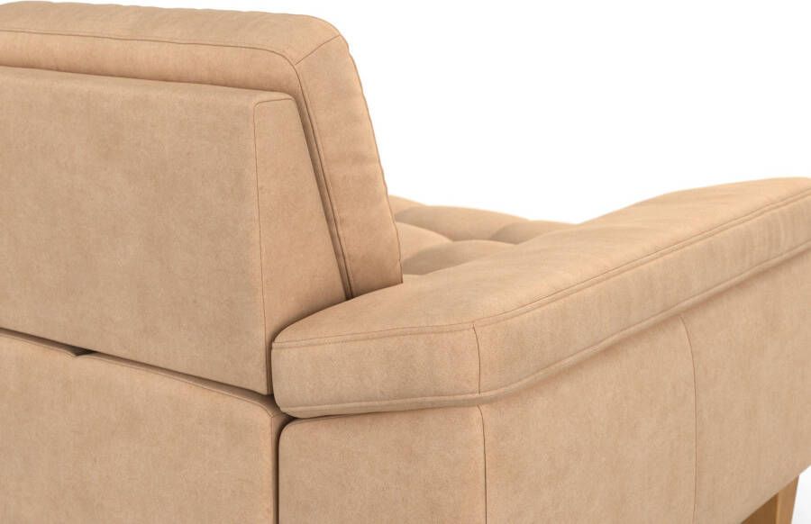 Sit&more Hoekbank Westham L-vorm met récamier met of zonder slaapfunctie bedkist voeten eiken - Foto 2