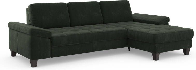 Sit&more Hoekbank Westham L-vorm Récamier met of zonder slaapfunctie bedkist poten in wengékleur - Foto 7