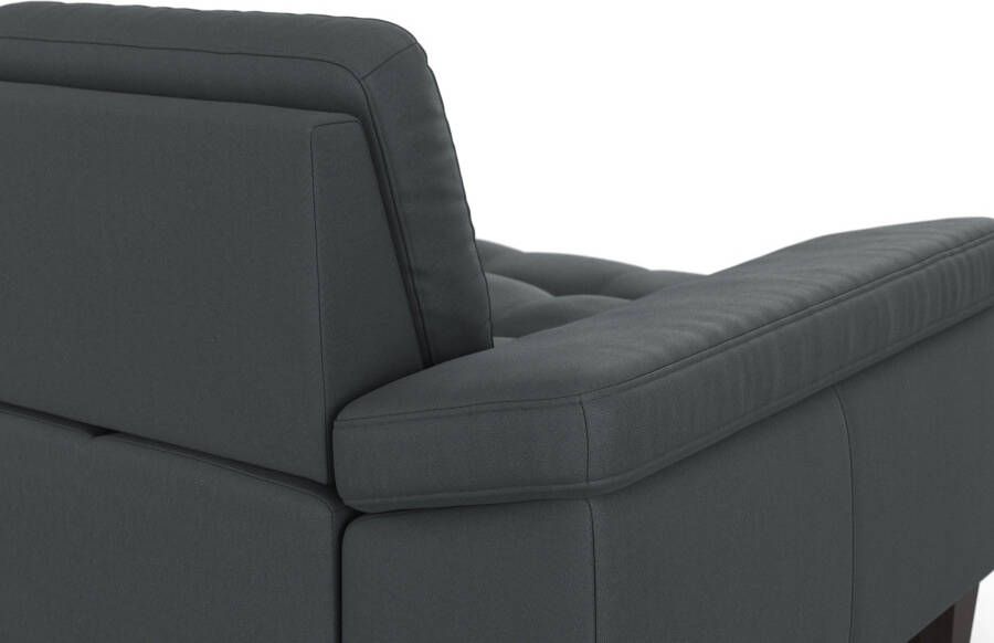 Sit&more Hoekbank Westham L-vorm Récamier met of zonder slaapfunctie bedkist poten in wengékleur - Foto 2