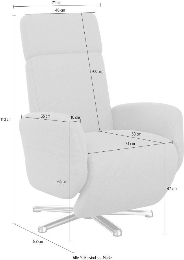 Sit&more Relaxfauteuil Grenoble naar keuze met 2 motoren en accu en opstahulp - Foto 2