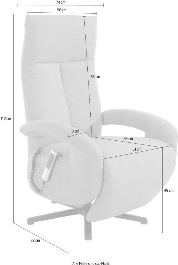 Sit&more Relaxfauteuil Tycoon naar keuze handmatig met twee motoren of met accu of met 2 motoren - Foto 5