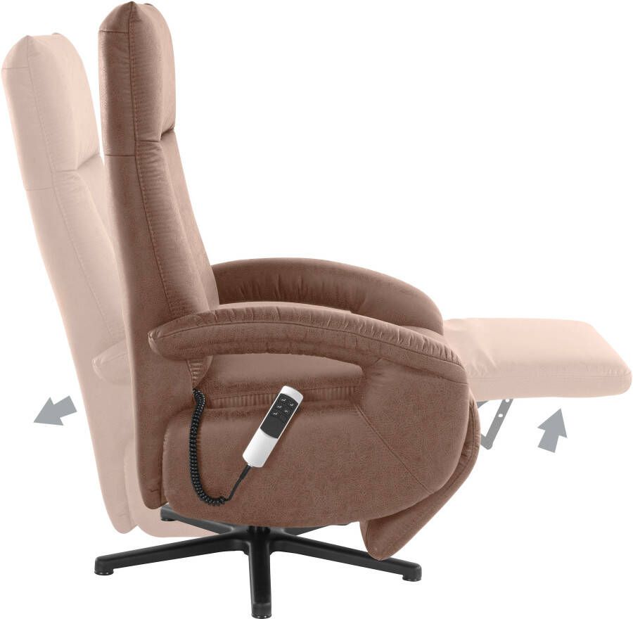 Sit&more Relaxfauteuil Tycoon naar keuze handmatig met twee motoren of met accu of met 2 motoren - Foto 1