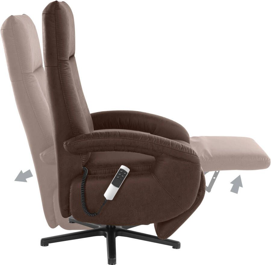 Sit&more Relaxfauteuil Tycoon naar keuze handmatig met twee motoren of met accu of met 2 motoren - Foto 1