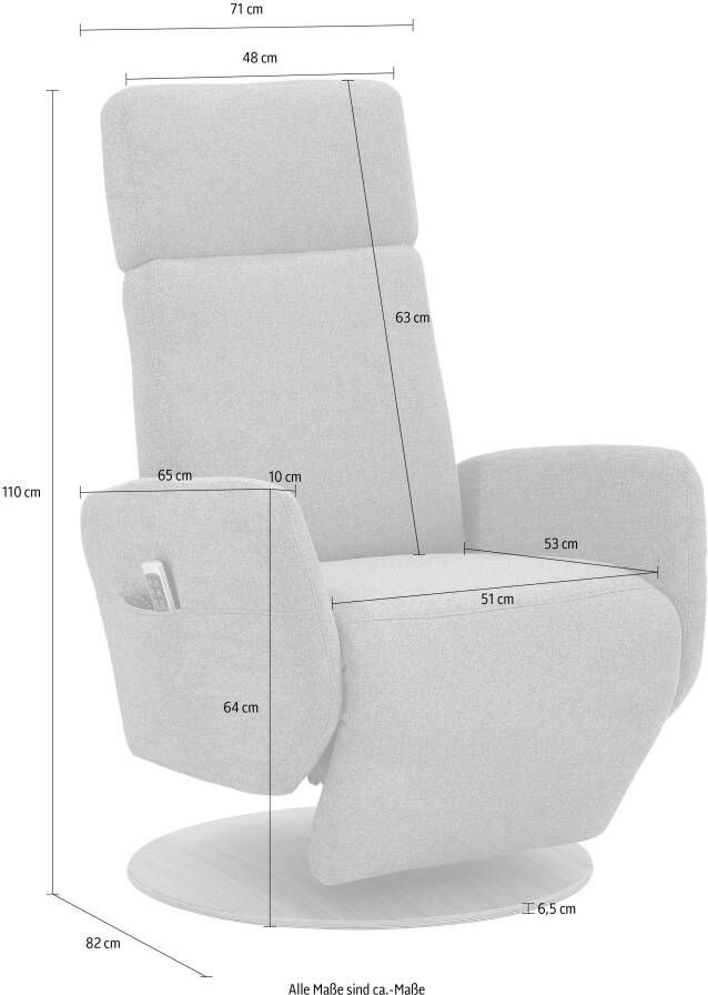 Sit&more Relaxfauteuil Cobra naar keuze met 2 motoren 2 motoren en accu of met 2 motoren - Foto 12