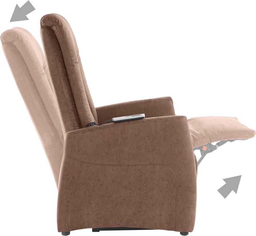 Sit&more Relaxfauteuil MELISSA naar keuze elektrisch of handmatig verstelbaar optioneel opstahulp - Foto 2