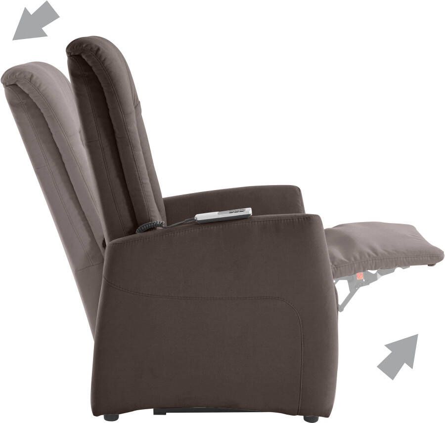 Sit&more Relaxfauteuil MELISSA naar keuze elektrisch of handmatig verstelbaar optioneel opstahulp - Foto 1