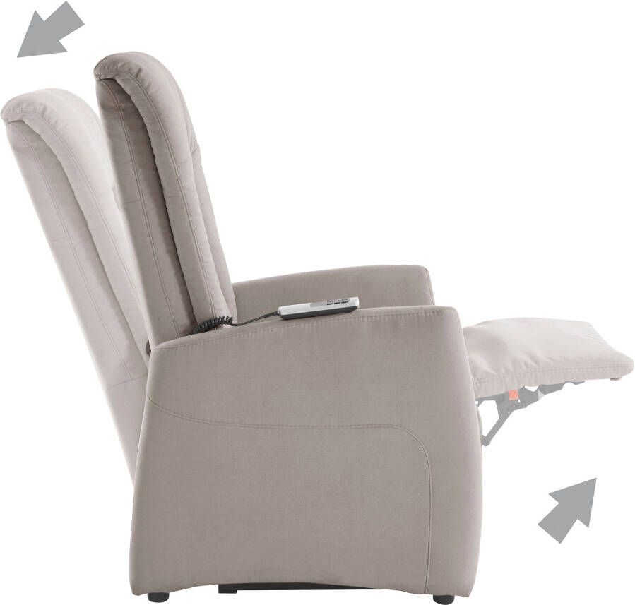 Sit&more Relaxfauteuil MELISSA naar keuze elektrisch of handmatig verstelbaar optioneel opstahulp