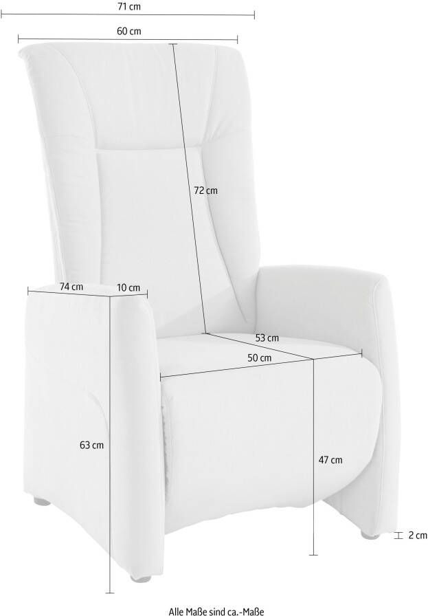 Sit&more Relaxfauteuil MELISSA naar keuze elektrisch of handmatig verstelbaar optioneel opstahulp - Foto 7