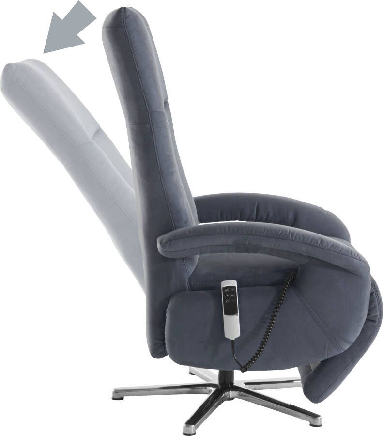 Sit&more Relaxfauteuil Tycoon met verstelbare hoofdsteun en 360° draaifunctie keuze tussen handmatige of elektrische functie ook met accu (draadloos) - Foto 5