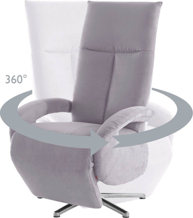 Sit&more Relaxfauteuil Tycoon met verstelbare hoofdsteun en 360° draaifunctie keuze tussen handmatige of elektrische functie ook met accu (draadloos) - Foto 2